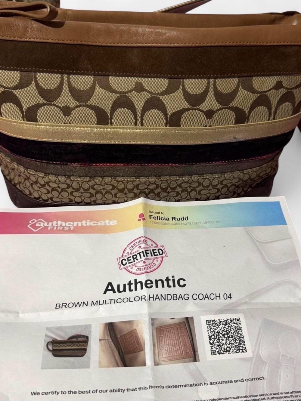Coach Patchwork Hobo Convertible Bag - Picture 4 of 11
